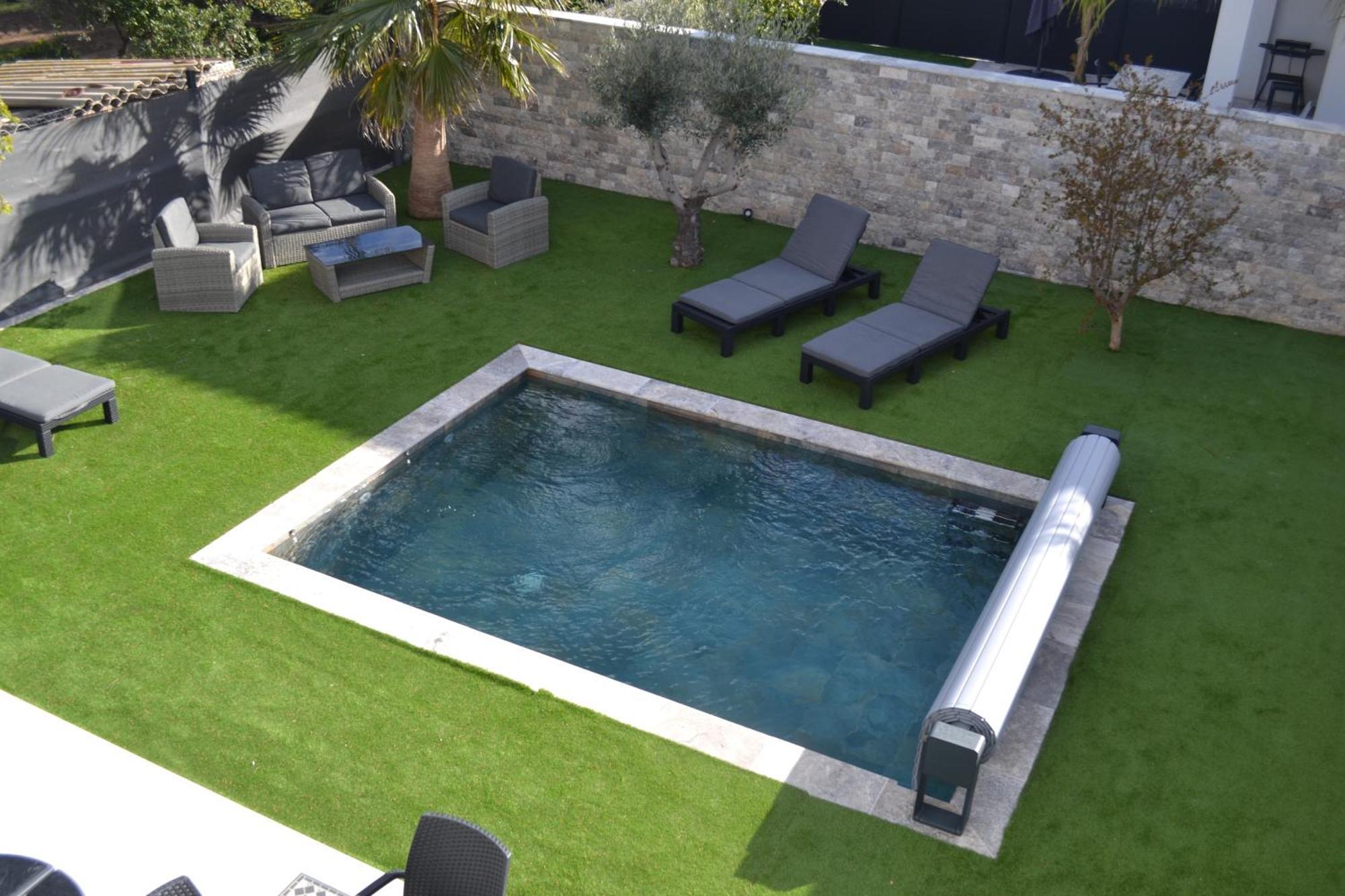 Etoile Du Berger Saint Aygulf 3 Villas Et 4 Appartements Jardin Individuel Et Piscine Chauffee En Saison - La Mer Et Les Plages 450 M Dış mekan fotoğraf