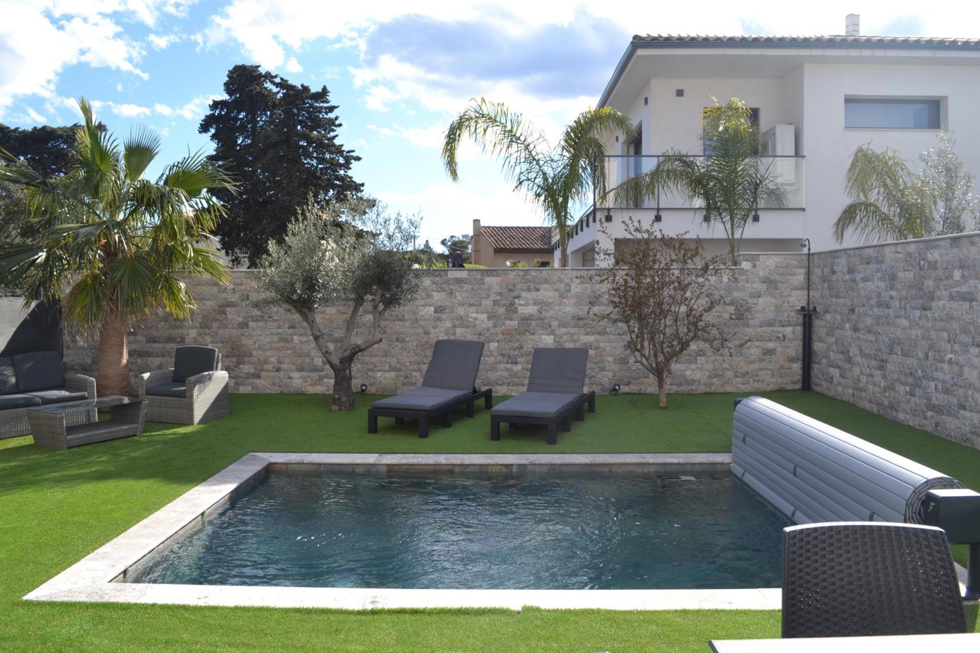 Etoile Du Berger Saint Aygulf 3 Villas Et 4 Appartements Jardin Individuel Et Piscine Chauffee En Saison - La Mer Et Les Plages 450 M Dış mekan fotoğraf
