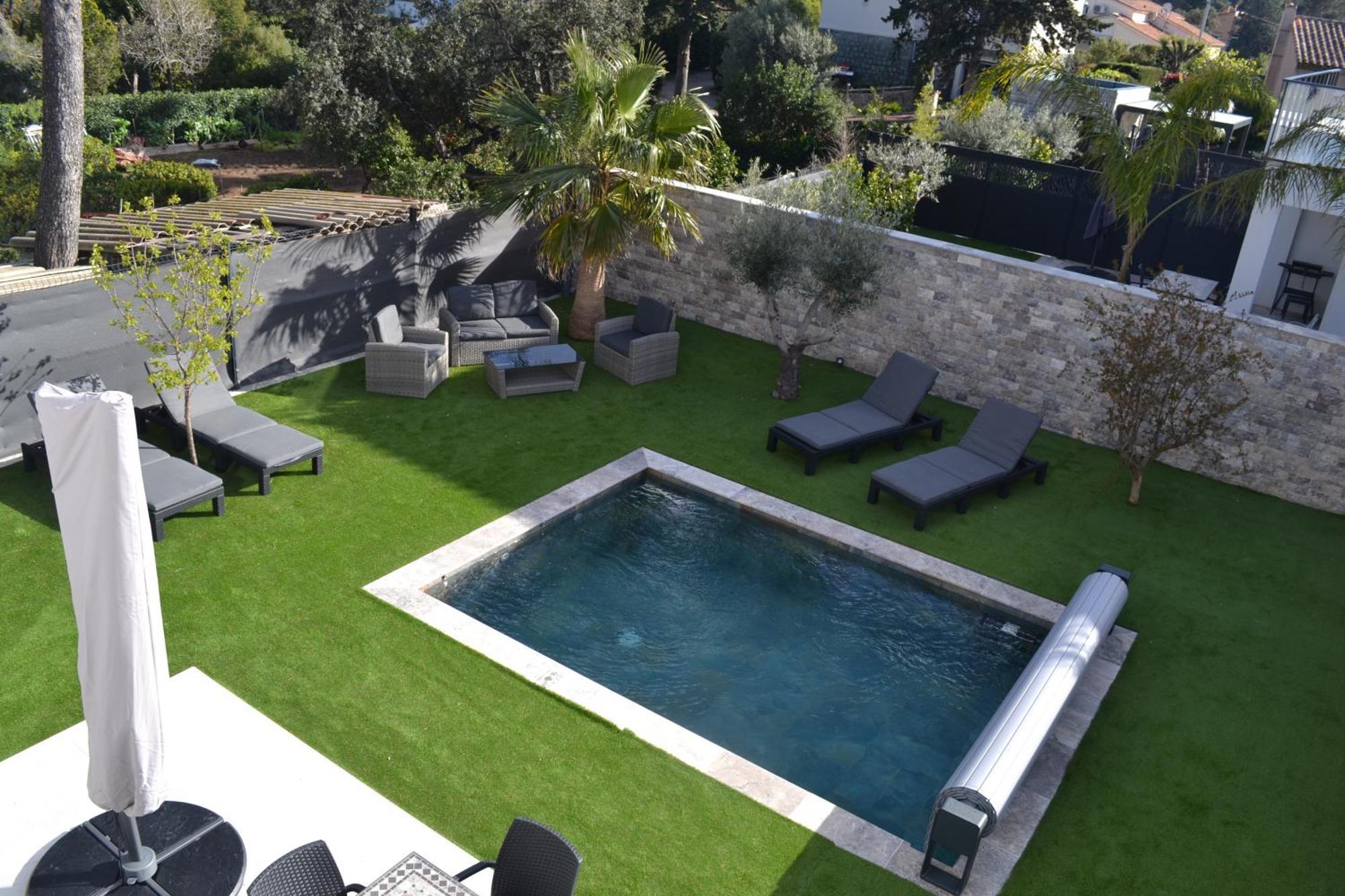Etoile Du Berger Saint Aygulf 3 Villas Et 4 Appartements Jardin Individuel Et Piscine Chauffee En Saison - La Mer Et Les Plages 450 M Dış mekan fotoğraf